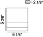 Eurofase 30168-015 Para 7" Chrome LED Wall Sconce