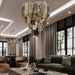 Eurofase 43876-013 Cocolina 42" Brushed Brass Chandelier