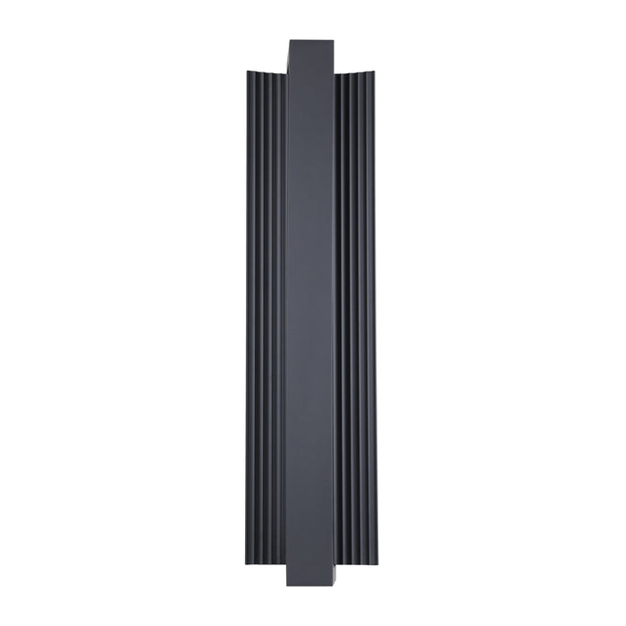 Exterior Wall Sconce Thesis 207135A Jubilee 24 inch Matte Black 5CCT LED Exterior Wall Sconce THESIS