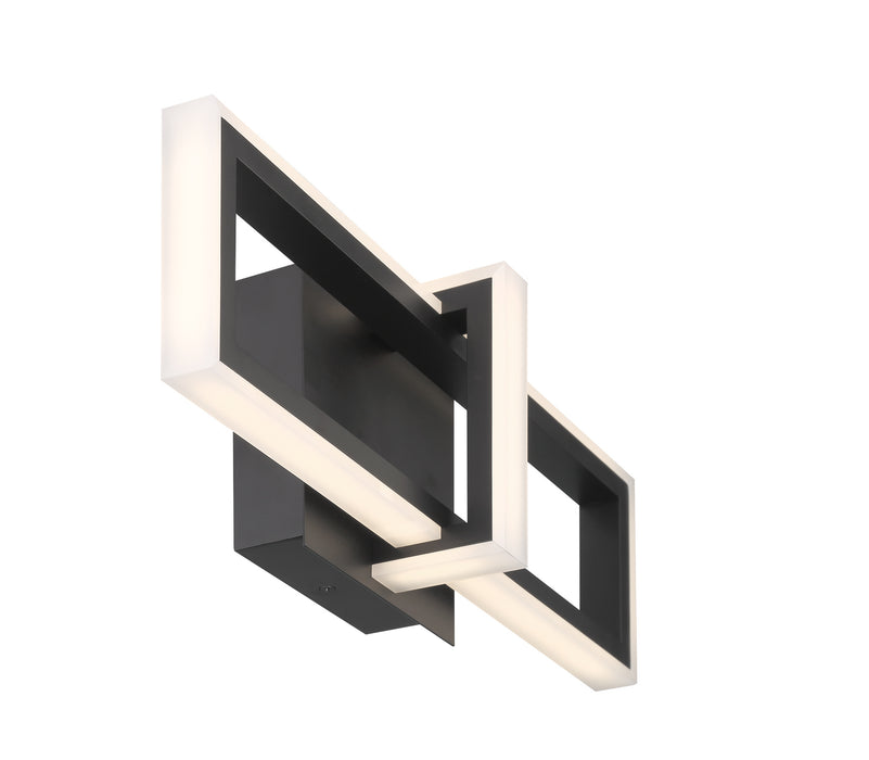 Eurofase 45725-012 Bordo 16" Matte Black LED Outdoor Wall Light