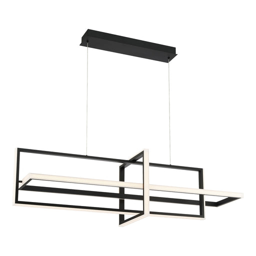 Eurofase 39324-016 Bordo 56" Matte Black LED Chandelier