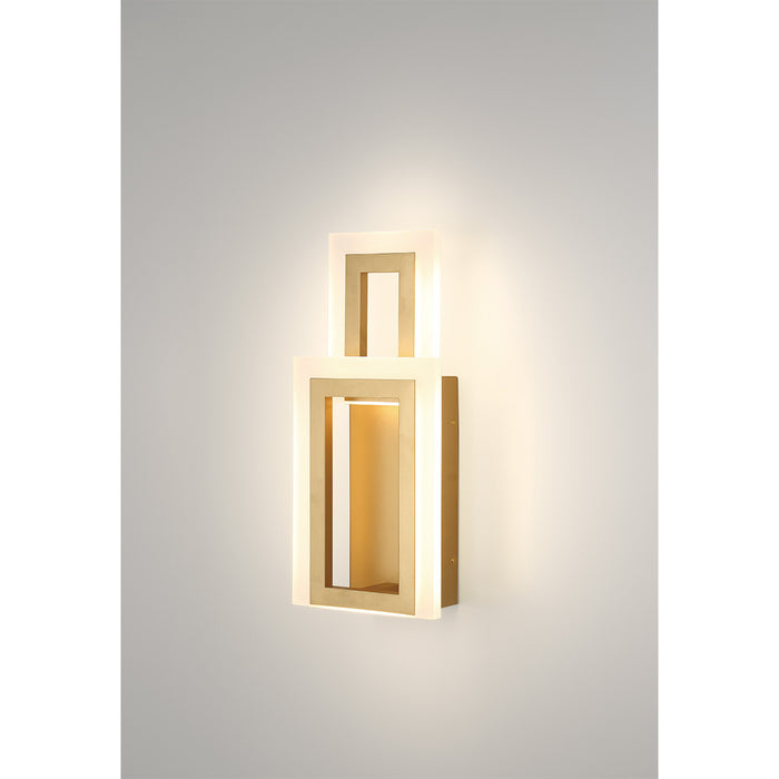 Eurofase 45908-019 Inizio 16" Matte Gold LED Wall Sconce