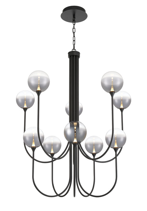 Eurofase 48926-027 Iissa 40" Matte Black LED Chandelier