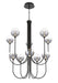 Eurofase 48926-027 Iissa 40" Matte Black LED Chandelier