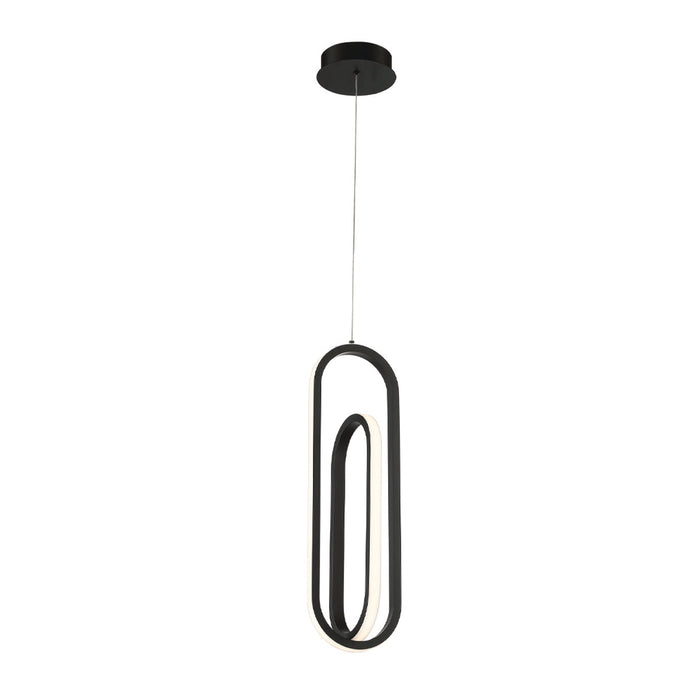 Eurofase 37038-014 Demark 22" Matte Black LED Pendant Light