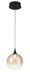 Eurofase 50250-035 Iissa 6" Matte Black LED Pendant Light