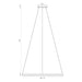 Eurofase 31472-031 Spunto 47" Brushed Gold LED Chandelier