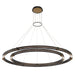 Eurofase 37384-012 Admiral 62" Gold-Black Mix LED Chandelier