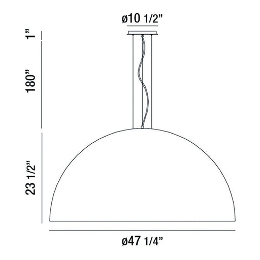 Eurofase 37230-012 Laverton 47" Matte Black LED Chandelier