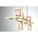 Eurofase 45719-011 Inizio 48" Matte Gold LED Chandelier