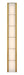 Eurofase 50176-014 Gibraltar 37" Antique Brass LED Vanity Light
