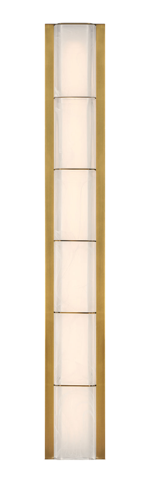 Eurofase 50176-014 Gibraltar 37" Antique Brass LED Vanity Light