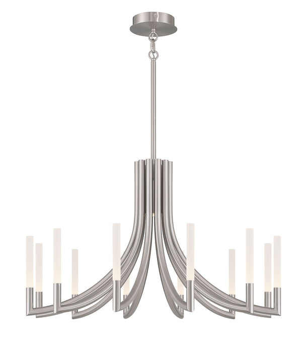 Eurofase 49011-029 Olette 36" Brushed Nickel LED Chandelier