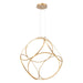 Eurofase 37104-023 Glenview 34" Brushed Gold LED Chandelier
