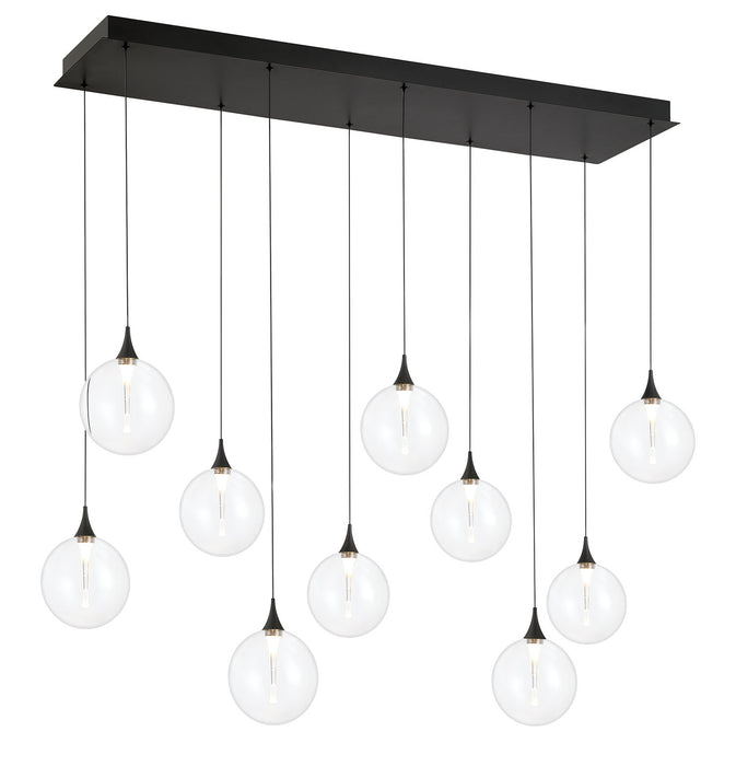 Eurofase 48933-018 Iissa 47" Matte Black LED Chandelier