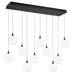 Eurofase 48933-018 Iissa 47" Matte Black LED Chandelier
