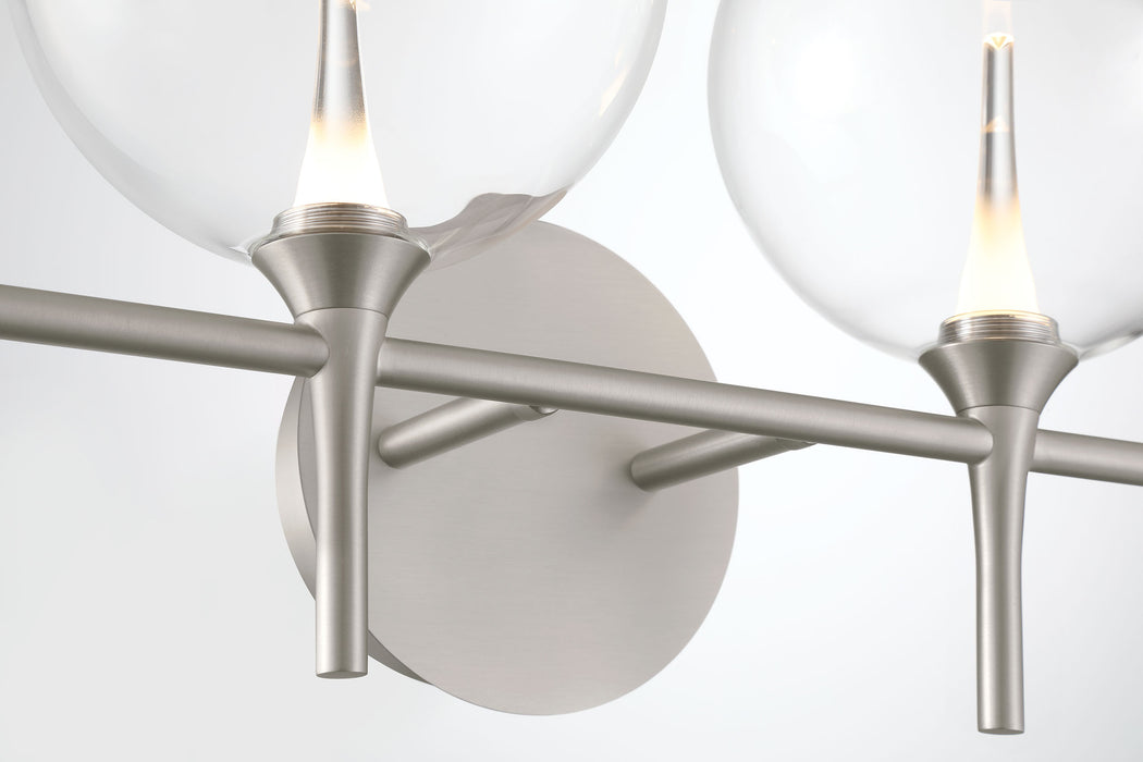 Eurofase 48920-018 Iissa 5-Light Satin Nickel LED Vanity Light