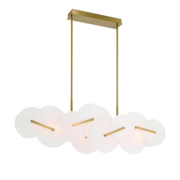 Eurofase 47210-011 Nuvola 56" Gold LED Chandelier