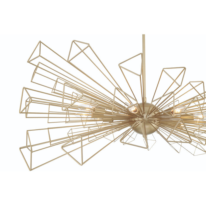 Eurofase 46761-026 Dendelio 45" Matte Gold Chandelier