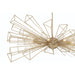 Eurofase 46761-026 Dendelio 45" Matte Gold Chandelier