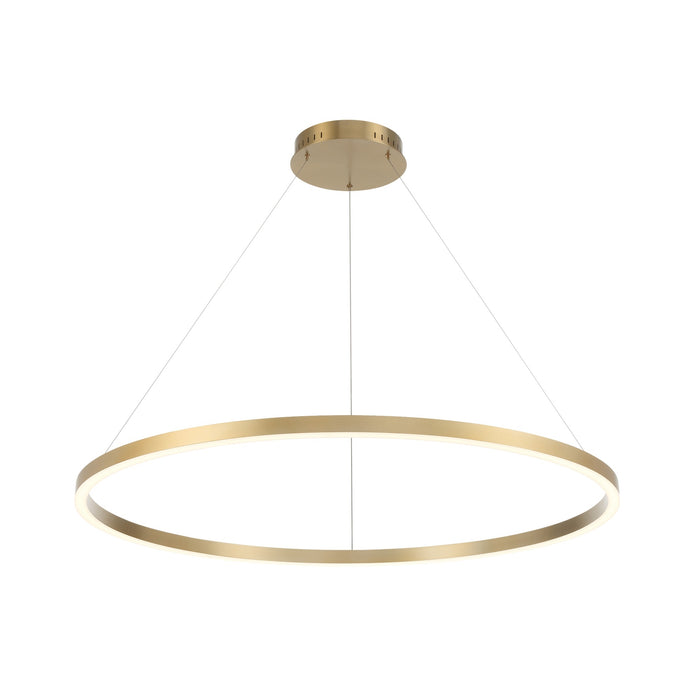 Eurofase 31472-031 Spunto 47" Brushed Gold LED Chandelier