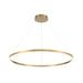 Eurofase 31472-031 Spunto 47" Brushed Gold LED Chandelier