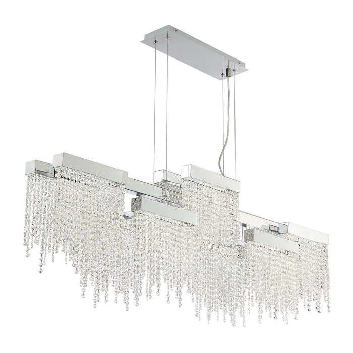 Eurofase 30005-013 Rossi 51" Chrome LED Chandelier