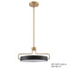 Eurofase 37083-014 Pemberton 18" Brushed Brass LED Pendant Light