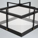 Eurofase 44256-012 Tye 20" Matte Black LED Chandelier