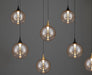 Eurofase 48940-030 Iissa 72" Gold-Black Mix LED Chandelier