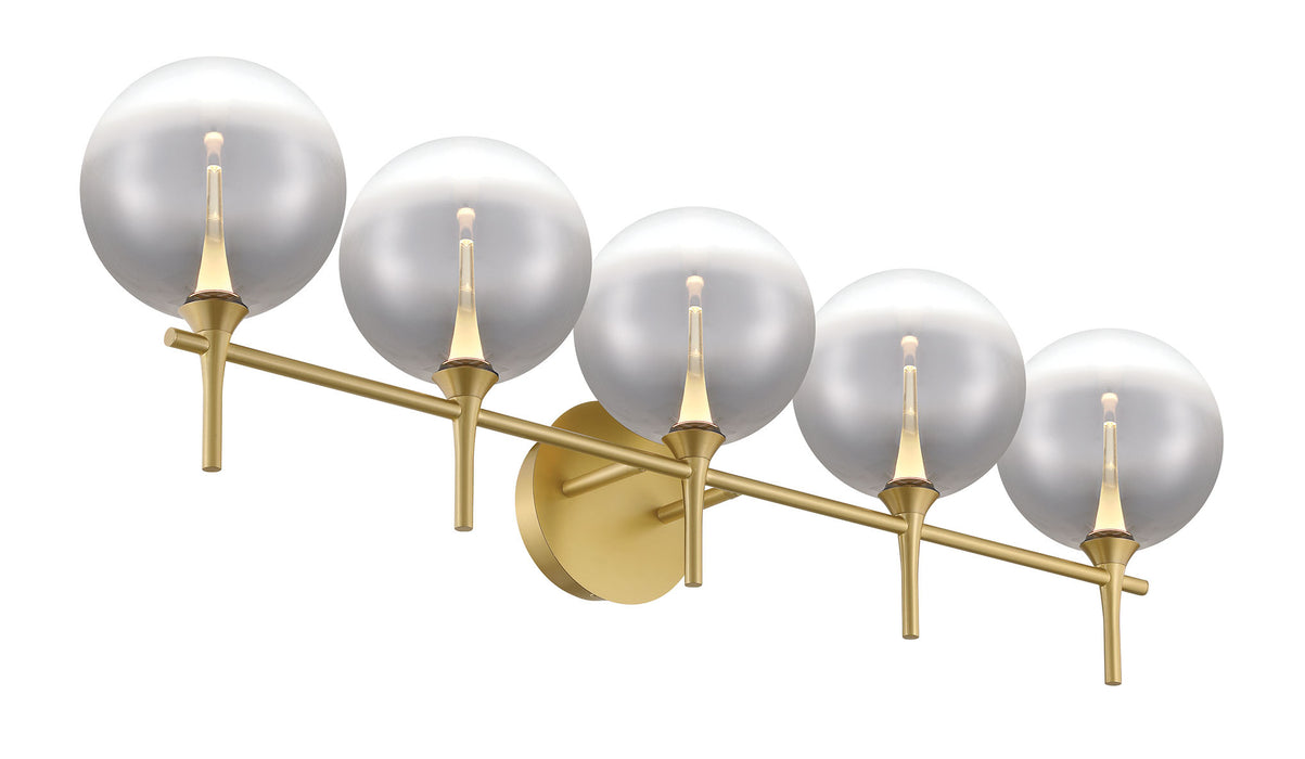 Eurofase 48919-029 Iissa 5-Light Gold LED Vanity Light