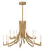 Eurofase 49012-019 Olette 42" Gold LED Chandelier