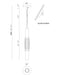Eurofase 50353-026 Venna 23" Antique Brass LED Pendant Light