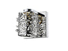 Wall Sconce Z-Lite 906-1S-LED Chrome Fortuna 1 Light Wall Sconce Z-Lite