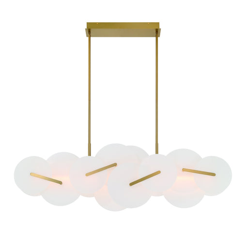 Eurofase 47210-011 Nuvola 56" Gold LED Chandelier