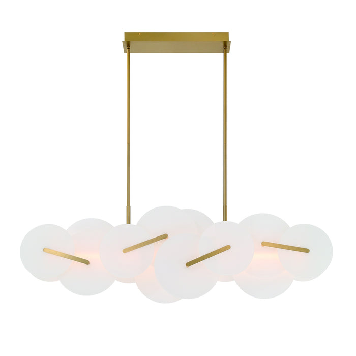 Eurofase 47210-011 Nuvola 56" Gold LED Chandelier