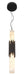 Eurofase 50353-019 Venna 23" Urban Bronze LED Pendant Light