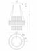 Eurofase 49351-019 Empra 35" Gold LED Chandelier