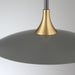 Eurofase 46441-034 Welsh 18" Matte Grey LED Pendant Light