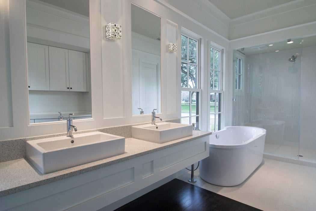 Wall Sconce Z-Lite 912-1S-CH Chrome Aludra 1 Light Wall Sconce Z-Lite