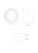 Eurofase 50271-023 Sternn 5" Matte Black LED Outdoor Ceiling Light