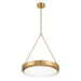 Pendant Light Thesis 207425A Agate 20 inch 4 light Champagne Gold Pendant Light with Opal Glass Shade THESIS