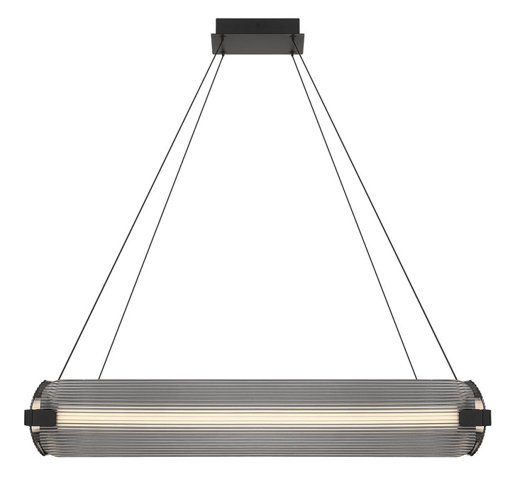 Eurofase 50052-011 Neoness 34" Matte Black LED Chandelier
