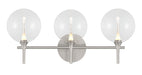 Eurofase 48914-017 Iissa 3-Light Satin Nickel LED Vanity Light