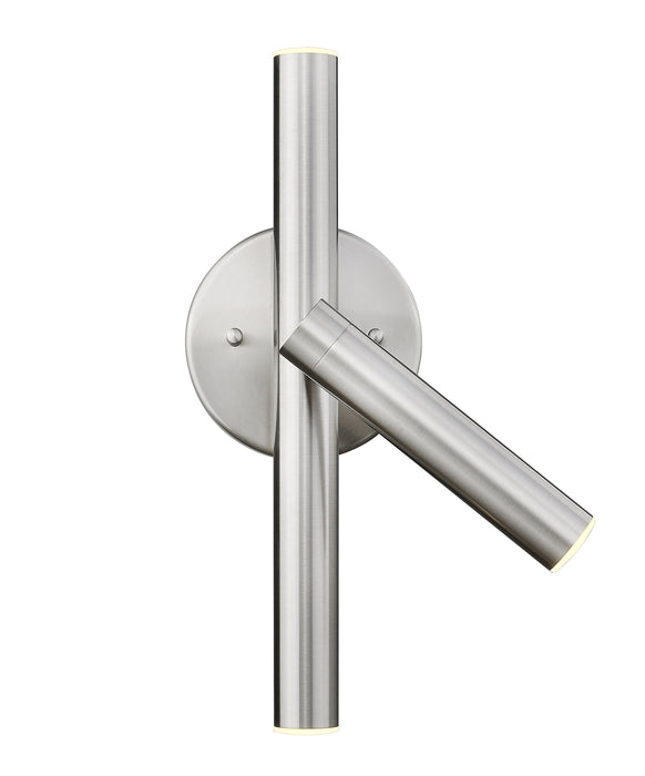 Wall Sconce Z-Lite 917-3S-BN-LED Brushed Nickel Forest 3 Light Wall Sconce Z-Lite