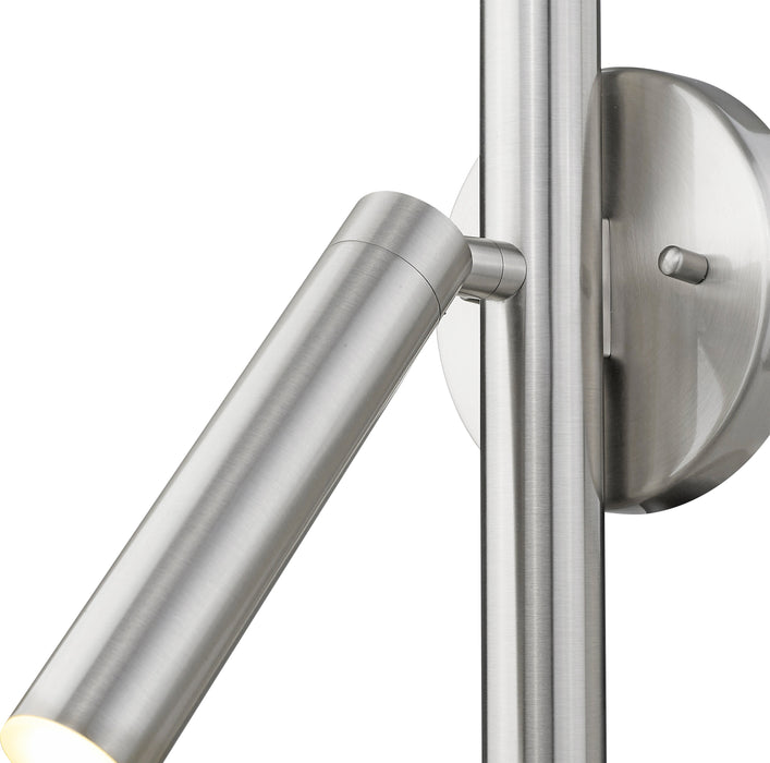 Wall Sconce Z-Lite 917-3S-BN-LED Brushed Nickel Forest 3 Light Wall Sconce Z-Lite