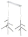 Linear Chandelier Z-Lite 917-6CH-LED-2LCH Chrome Forest 12 Light Linear Chandelier Z-Lite