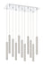 Chandelier Z-Lite 917MP12-BN-LED-11LCH Chrome Forest 11 Light Chandelier Z-Lite