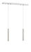 Linear Chandelier Z-Lite 917MP12-BN-LED-2LCH Chrome Forest 2 Light Linear Chandelier Z-Lite