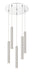 Chandelier Z-Lite 917MP12-BN-LED-5RCH Chrome Forest 5 Light Chandelier Z-Lite